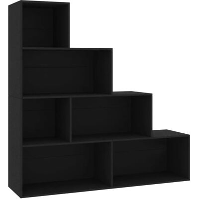 vidaXL Meuble bibliothèque/diviseur noir - Bibliothèque/Diviseur de pièce - Publicité vidaXL Meuble bibliothèque/diviseur noir - Bibliothèque/Diviseur de pièce - Publicité