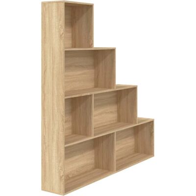 vidaXL Bücherregal Sonoma Eiche 6 Regale Raumteiler - Bücherregal vidaXL Bücherregal Sonoma Eiche 6 Regale Raumteiler - Bücherregal