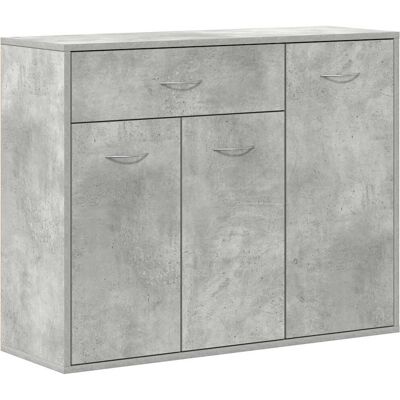 Credenza vidaXL Grigio Cemento - Mobili di stoccaggio Credenza vidaXL Grigio Cemento - Mobili di stoccaggio