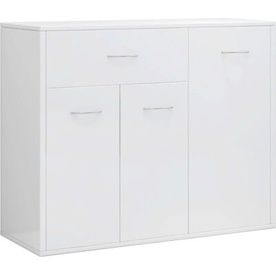 VidaXL Hochglanz Weiß 88x30x70cm Sideboard - Wohnzimmer Aufbewahrung VidaXL Hochglanz Weiß 88x30x70cm Sideboard - Wohnzimmer Aufbewahrung