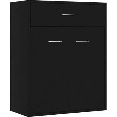 vidaXL Buffet Noir - Rangement pour Salon - Publicité vidaXL Buffet Noir - Rangement pour Salon - Publicité