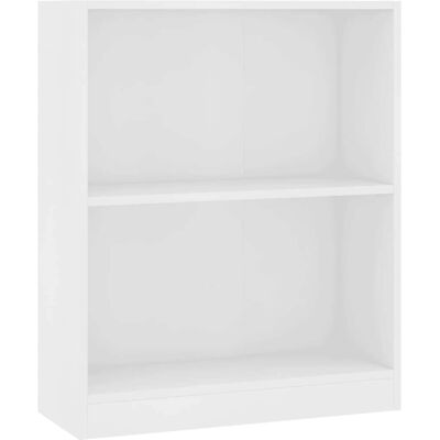 vidaXL Étagère en bois stratifié blanche - Étagère, Blanche, 60x24x76 cm, Bibliothèque moderne - Publicité vidaXL Étagère en bois stratifié blanche - Étagère, Blanche, 60x24x76 cm, Bibliothèque moderne - Publicité