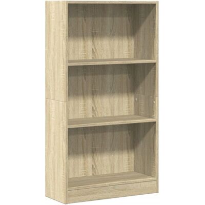 vidaXL Bookcase Sonoma oak 60x24x76 cm - Bookcase vidaXL Bookcase Sonoma oak 60x24x76 cm - Bookcase