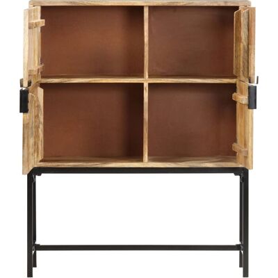 vidaXL Highboard Massives Mangoholz 80x30x100 cm vidaXL Highboard Massives Mangoholz 80x30x100 cm
