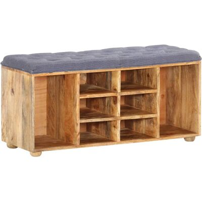 VidaXL Sitzbank - Rustik Mango Holz Stauraum - 100x35x47cm VidaXL Sitzbank - Rustik Mango Holz Stauraum - 100x35x47cm