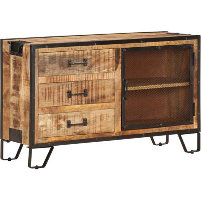 vidaXL Buffet en bois de mango massif 100x31x60 cm - Buffet - Publicité vidaXL Buffet en bois de mango massif 100x31x60 cm - Buffet - Publicité