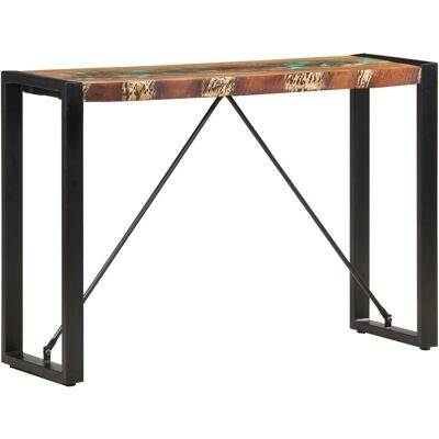 vidaXL Tavolo console 110x35x76 cm legno massiccio riciclato vidaXL Tavolo console 110x35x76 cm legno massiccio riciclato