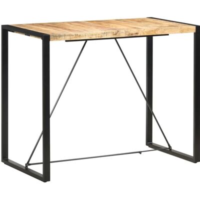 vidaXL Table de bar en bois de mangue massif 140cm - Table de cuisine/salle à manger vidaXL Table de bar en bois de mangue massif 140cm - Table de cuisine/salle à manger