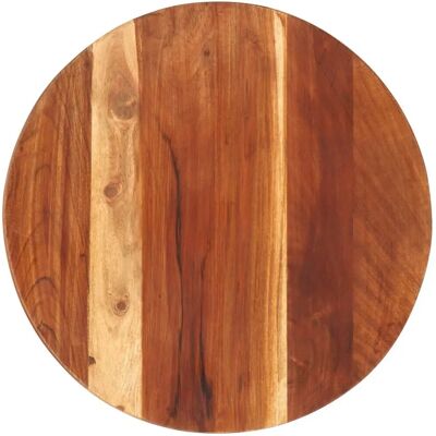 vidaXL 285972 Tavolo Rotondo in Legno Massello - Fascino Rustico vidaXL 285972 Tavolo Rotondo in Legno Massello - Fascino Rustico