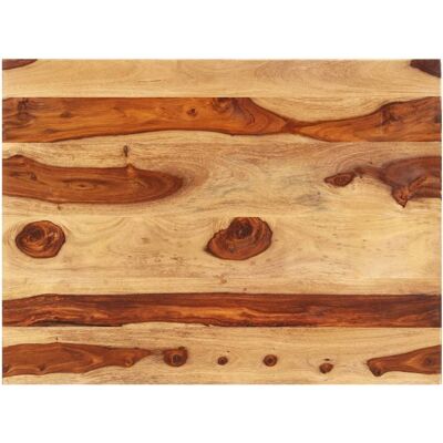 MAISONCHIC Modell 70x80cm Massiv Sheesham Holz Tischplatte MAISONCHIC Modell 70x80cm Massiv Sheesham Holz Tischplatte
