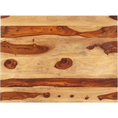 vidaXL Sheesham Massivholz Tischplatte 60x70cm Braun vidaXL Sheesham Massivholz Tischplatte 60x70cm Braun