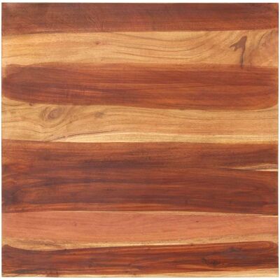 VIDAXL Plateau de table en bois massif sheesham 70x70cm - Style rustique - Publicité VIDAXL Plateau de table en bois massif sheesham 70x70cm - Style rustique - Publicité