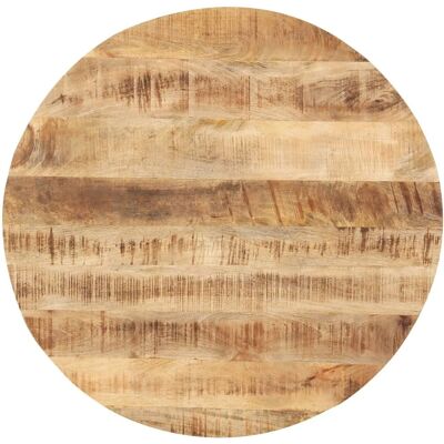 vidaXL Massieve mango houten tafelblad rond 25-27 mm 60 cm vidaXL Massieve mango houten tafelblad rond 25-27 mm 60 cm