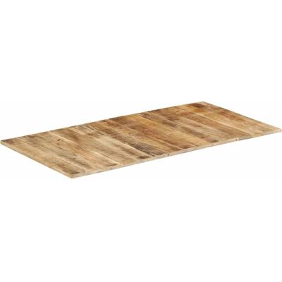 vidaXL Plateau de Table en Bois de Mango 120x60 cm - Finition Rustique Industrielle - Publicité vidaXL Plateau de Table en Bois de Mango 120x60 cm - Finition Rustique Industrielle - Publicité