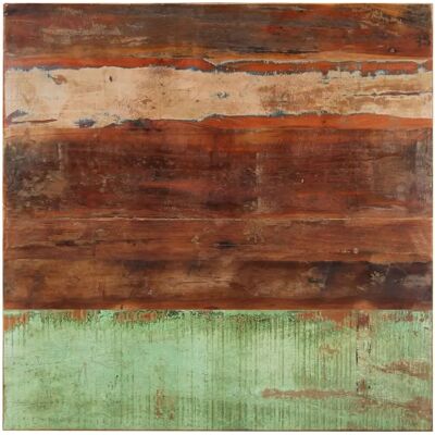 vidaXL 80x80 cm Holz recycelt Tischplatte - Rustikaler Charme vidaXL 80x80 cm Holz recycelt Tischplatte - Rustikaler Charme