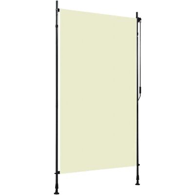 vidaXL Außenrollo 120cm Creme Vertikal Balkon Sichtschutz vidaXL Außenrollo 120cm Creme Vertikal Balkon Sichtschutz