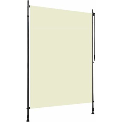 vidaXL Outdoor Roller Blind 150x270cm Cream - Outdoor Roller Blind vidaXL Outdoor Roller Blind 150x270cm Cream - Outdoor Roller Blind