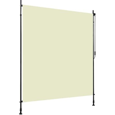 vidaXL Persianha externa - Creme - Altura ajustável 2-3 m - Proteção solar vidaXL Persianha externa - Creme - Altura ajustável 2-3 m - Proteção solar