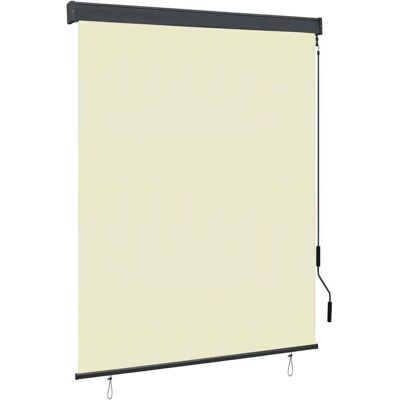 vidaXL Außenrollo 140x250 cm Crem - Outdoor Roller Blind vidaXL Außenrollo 140x250 cm Crem - Outdoor Roller Blind