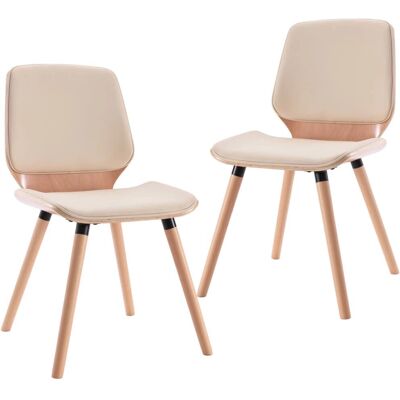 VidaXL 287382 Moderner Creme Esszimmerstuhl VidaXL 287382 Moderner Creme Esszimmerstuhl