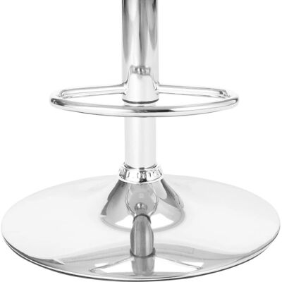 VIDAXL Weiß Leder Barhocker - Höhenverstellbar & Modern Design VIDAXL Weiß Leder Barhocker - Höhenverstellbar & Modern Design