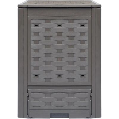 Composter de Jardín vidaXL - 3 Piezas Marrón 900 L Plástico Resistente Composter de Jardín vidaXL - 3 Piezas Marrón 900 L Plástico Resistente