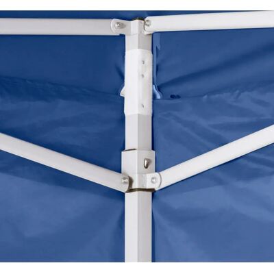 vidaXL Blau Faltbares 2x2m Partyzelt mit Seitenwänden - Partyzelt vidaXL Blau Faltbares 2x2m Partyzelt mit Seitenwänden - Partyzelt