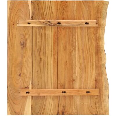 vidaXL Acacia Wood Bathroom Vanity Top - 80x52x3.8 cm vidaXL Acacia Wood Bathroom Vanity Top - 80x52x3.8 cm