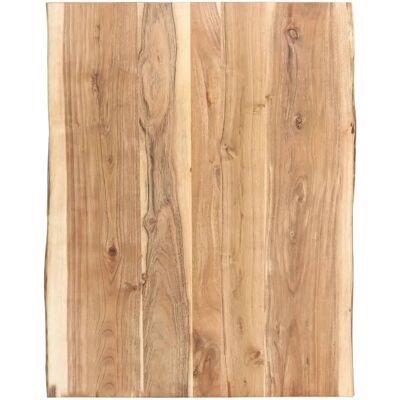 Nnevl Akazienholz Tischplatte - Natürliche Kanten - 80x(50-60)x3.8cm Nnevl Akazienholz Tischplatte - Natürliche Kanten - 80x(50-60)x3.8cm