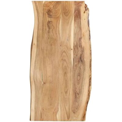 vidaXL Massivt akacietræ bordplade 118x50-60x2.5cm - Erstatningstop vidaXL Massivt akacietræ bordplade 118x50-60x2.5cm - Erstatningstop