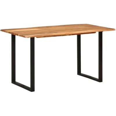 vidaXL Massief acaciahouten eettafel - Binnenmeubel vidaXL Massief acaciahouten eettafel - Binnenmeubel