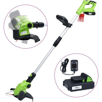 vidaXL Tagliabordo Telescopico - Batteria 20V 1500mAh vidaXL Tagliabordo Telescopico - Batteria 20V 1500mAh