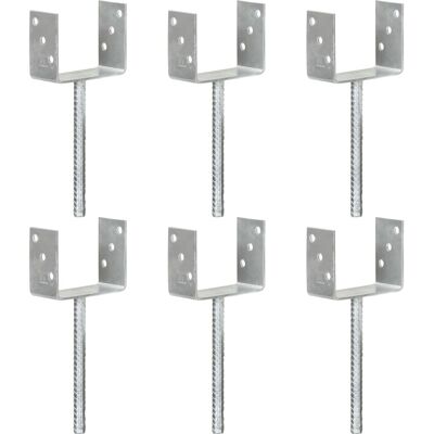 vidaXL Støtter til stolper 12x6x30 cm - Post Supports vidaXL Støtter til stolper 12x6x30 cm - Post Supports