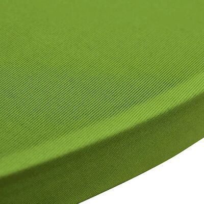 vidaXL Modèle Housse de Table Élastique Verte - Nappe - Publicité vidaXL Modèle Housse de Table Élastique Verte - Nappe - Publicité