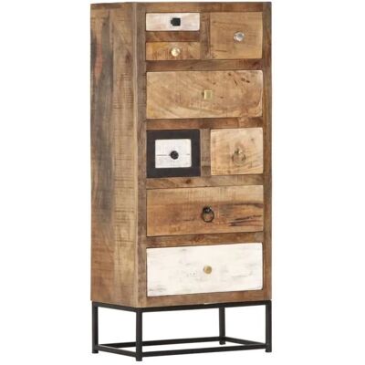 vidaXL Schubladenschrank 45x30x105cm aus recyceltem Holz vidaXL Schubladenschrank 45x30x105cm aus recyceltem Holz