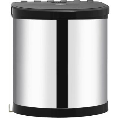vidaXL Küchen Einbaamülltonne Edelstahl 12 L - Mülleimer vidaXL Küchen Einbaamülltonne Edelstahl 12 L - Mülleimer