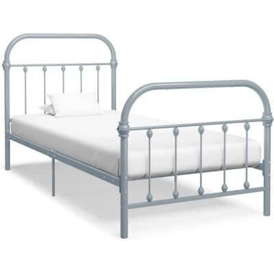 vidaXL Metallbettgestell - Stützende, Elegante, 90x200 cm vidaXL Metallbettgestell - Stützende, Elegante, 90x200 cm