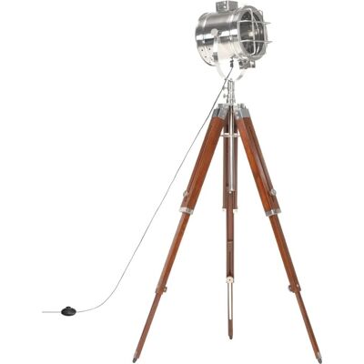vidaXL Tripod lampa stojąca - Vintage z regulacją z mangowca - 165 cm vidaXL Tripod lampa stojąca - Vintage z regulacją z mangowca - 165 cm
