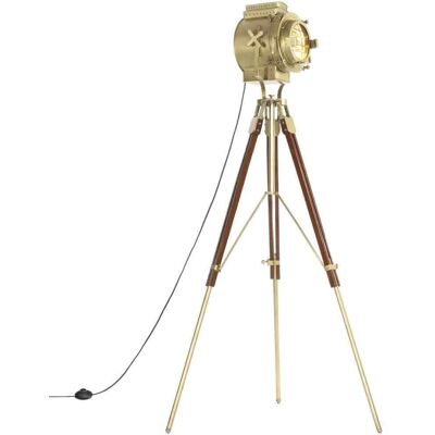 vidaXL Tripod z drewna mango 193 cm - Retro oświetlenie vidaXL Tripod z drewna mango 193 cm - Retro oświetlenie