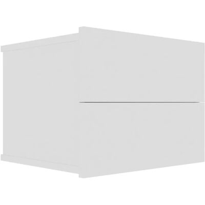 vidaXL Natbord Hvid 40x30x30 cm Spånplade - Natbord vidaXL Natbord Hvid 40x30x30 cm Spånplade - Natbord