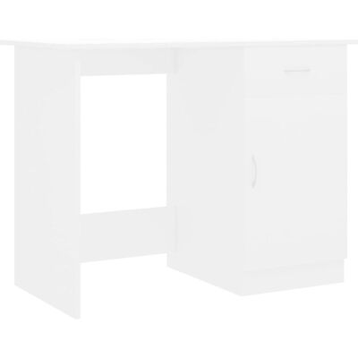 VidaXL Weiß 100×50×76 cm Holzwerkstoff Schreibtisch - Büro & Studium VidaXL Weiß 100×50×76 cm Holzwerkstoff Schreibtisch - Büro & Studium