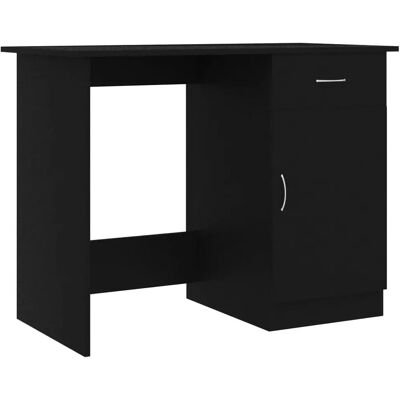 vidaXL Awo910 Schwarzer Holzarbeitsplatz - Schreibtisch vidaXL Awo910 Schwarzer Holzarbeitsplatz - Schreibtisch