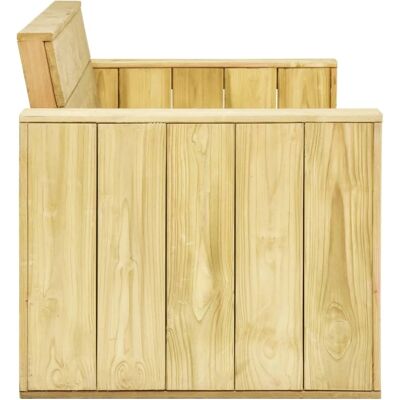 vidaXL Ławka ogrodowa 179 cm impregnowanej sosny - Ławka ogrodowa vidaXL Ławka ogrodowa 179 cm impregnowanej sosny - Ławka ogrodowa