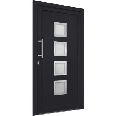 vidaXL Voordeur Anthracite 98x200 cm - Front Door vidaXL Voordeur Anthracite 98x200 cm - Front Door