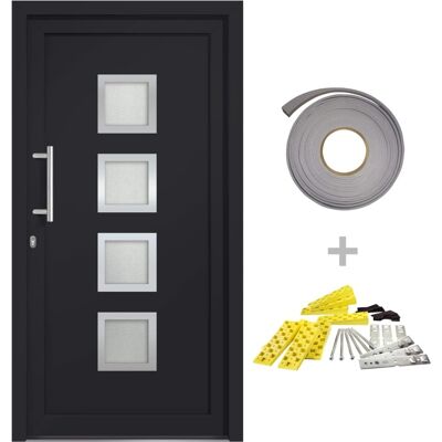 vidaXL Haustür Anthrazit 98x208 cm - Front Door vidaXL Haustür Anthrazit 98x208 cm - Front Door