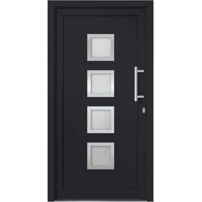 vidaXL Haustür Anthrazit 88x200 cm - Front Door vidaXL Haustür Anthrazit 88x200 cm - Front Door