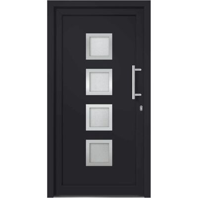 vidaXL Voordeur Antraciet 98x208 cm - Voordeur vidaXL Voordeur Antraciet 98x208 cm - Voordeur