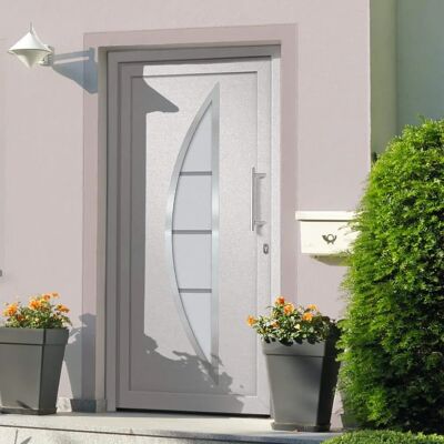 vidaXL Eingangstür Weiß 88x200 cm - Front Door vidaXL Eingangstür Weiß 88x200 cm - Front Door