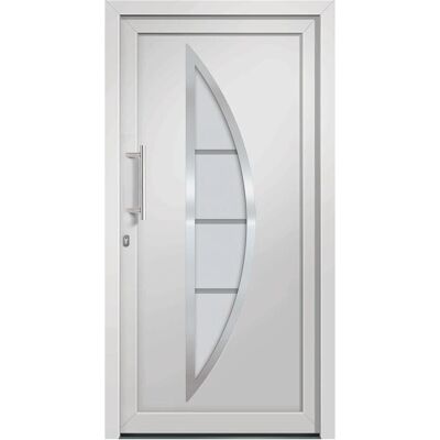 Vidaxl Witte Toegangspoort 98x190 cm - Deur Vidaxl Witte Toegangspoort 98x190 cm - Deur