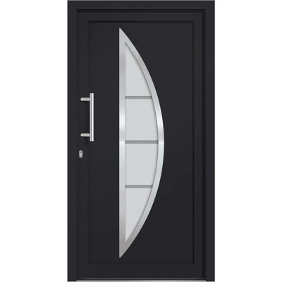 vidaXL Voordeur Antraciet 98x208 cm - Front Door vidaXL Voordeur Antraciet 98x208 cm - Front Door